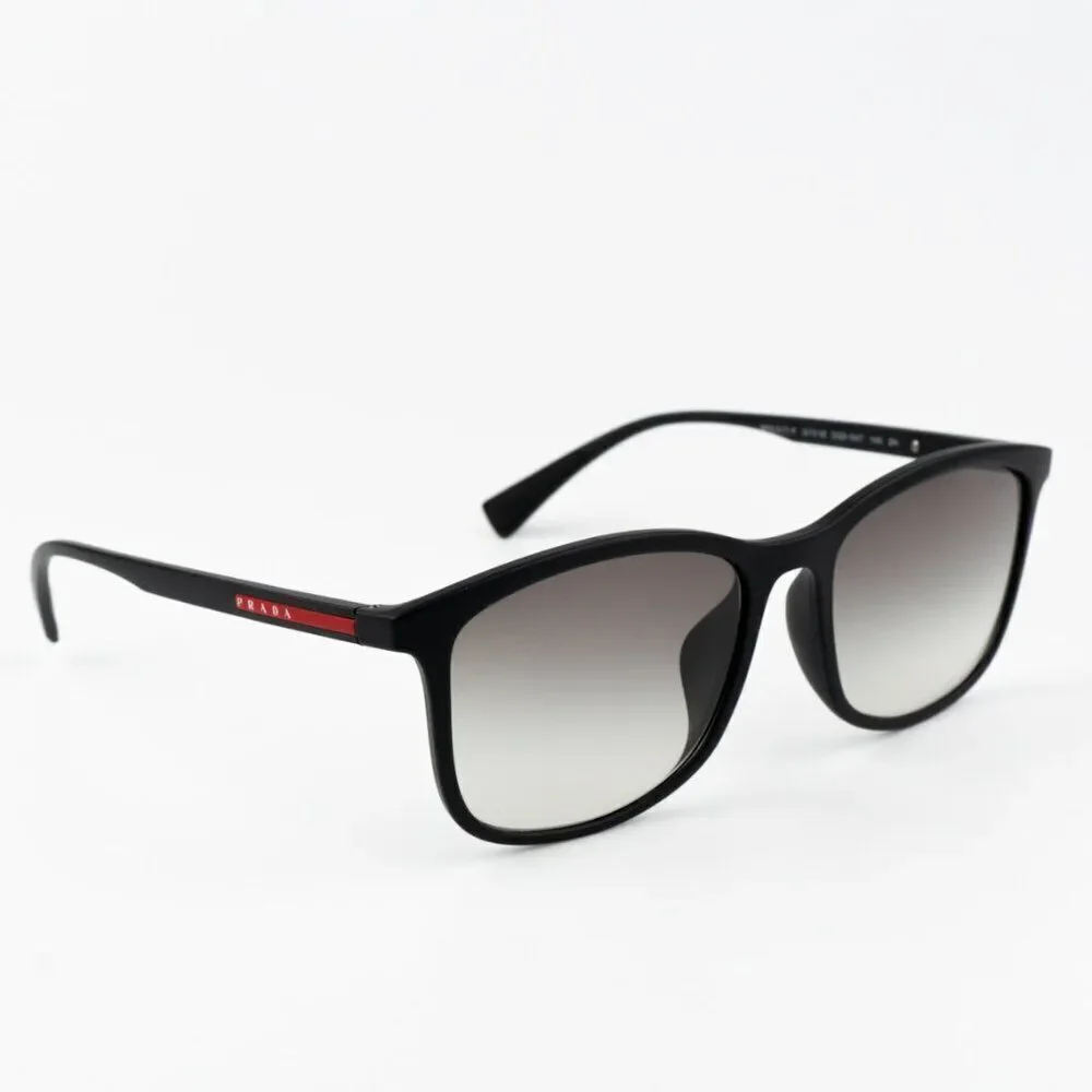 NEW Prada Linea Rossa PS01TSF DG00A7 Black Grey Gradient Rectangle Unisex